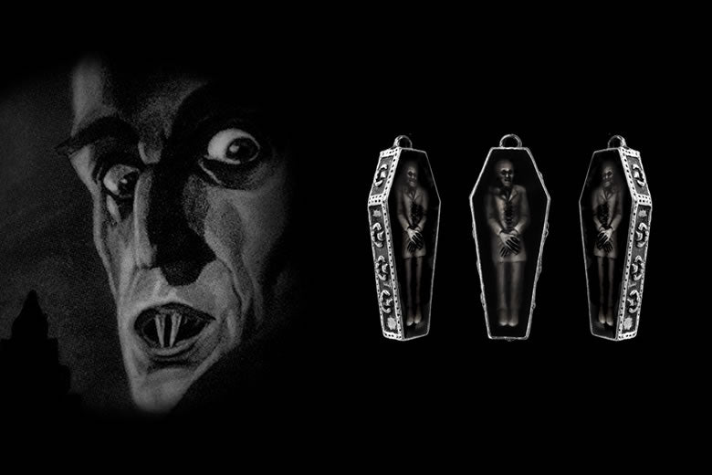 Nosferatu's Rest Pendant: A Gothic Tribute